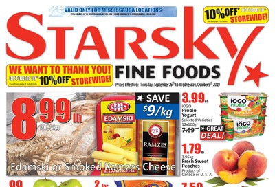 Starsky Foods (Mississauga) Flyer September 26 to October 9
