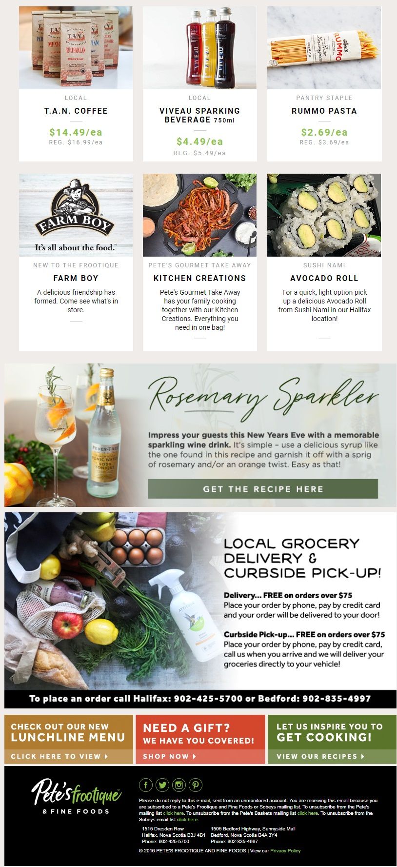 Pete's Fine Foods Flyer December 31 to January 6