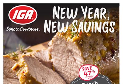 IGA Stores of BC Flyer January 1 to 7