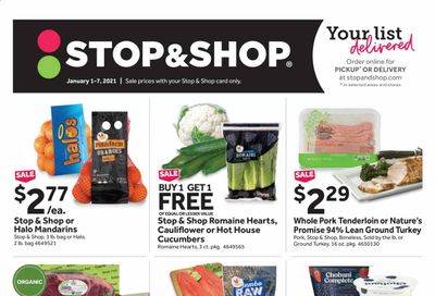 Stop & Shop (CT) Weekly Ad Flyer January 1 to January 7