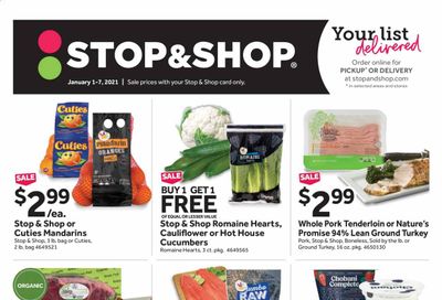 Stop & Shop (NJ) Weekly Ad Flyer January 1 to January 7