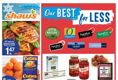 Shaw’s (MA, ME, NH, RI, VT) Weekly Ad Flyer January 1 to January 7