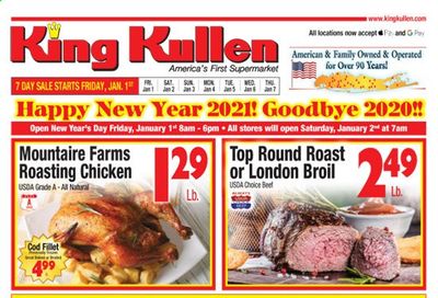 King Kullen Weekly Ad Flyer January 1 to January 7