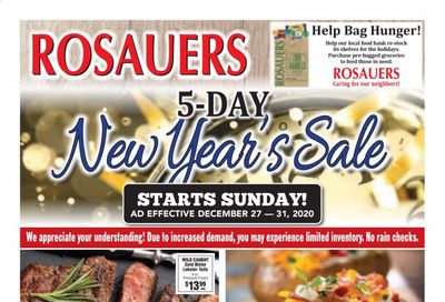 Rosauers Weekly Ad Flyer December 27 to December 31