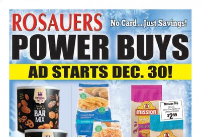 Rosauers Weekly Ad Flyer December 30 to January 26