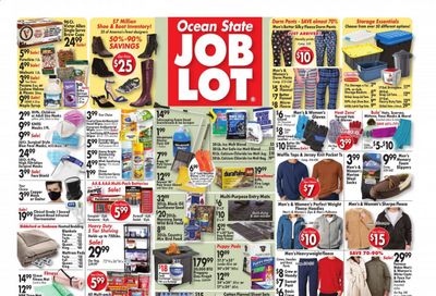 Ocean State Job Lot Weekly Ad Flyer December 31 to January 6