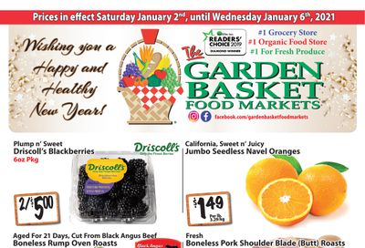 The Garden Basket Flyer January 2 to 6