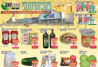 Skyland Food Mart Flyer January 1 to 7
