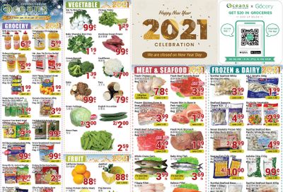 Oceans Fresh Food Market (Mississauga) Flyer January 1 to 7