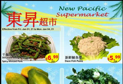 New Pacific Supermarket Flyer January 1 to 4