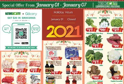 Nations Fresh Foods (Mississauga) Flyer January 1 to 7