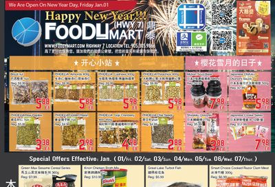 FoodyMart (HWY7) Flyer January 1 to 7