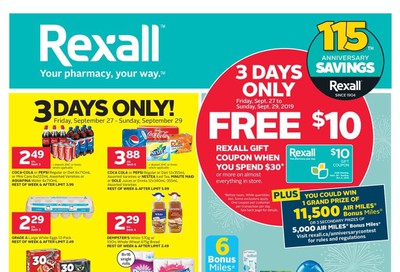 Rexall (West) Flyer September 27 to October 3
