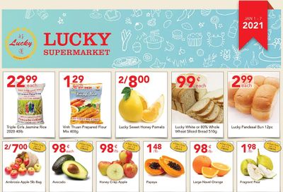 Lucky Supermarket (Surrey) Flyer January 1 to 7