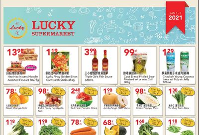 Lucky Supermarket (Calgary) Flyer January 1 to 7