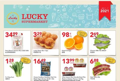 Lucky Supermarket (Edmonton) Flyer January 1 to 7