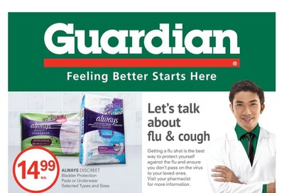 Guardian Pharmacy Flyer September 27 to October 31