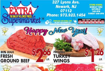 Extra Supermarket New Year Weekly Ad Flyer January 1 to January 7, 2021