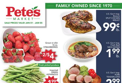 Pete's Fresh Market New Year Weekly Ad Flyer January 1 to January 5, 2021