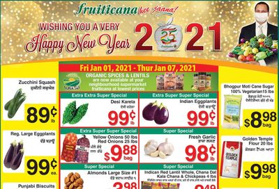 Fruiticana (Calgary) Flyer January 1 to 7