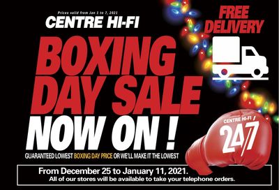 Centre Hi-Fi Flyer January 1 to 7