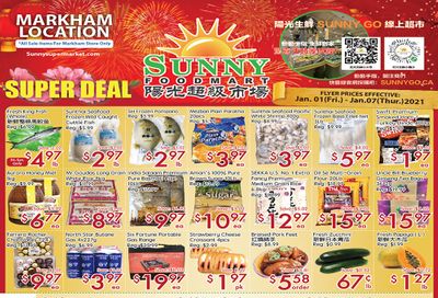 Sunny Foodmart (Markham) Flyer January 1 to 7
