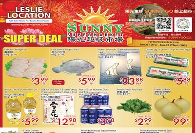 Sunny Supermarket (Leslie) Flyer January 1 to 7