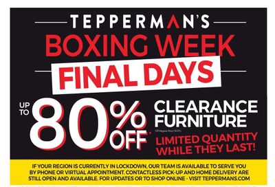 Tepperman's Flyer January 1 to 7
