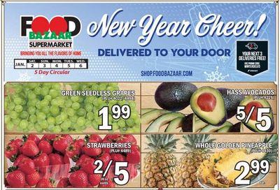Food Bazaar (CT, NJ, NY) Weekly Ad Flyer January 2 to January 6