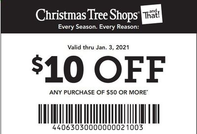 Christmas Tree Shops Weekly Ad Flyer January 1 to January 3