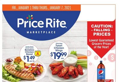 Price Rite (CT, MA, MD, NH, NJ, NY, PA, RI) Weekly Ad Flyer January 1 to January 7