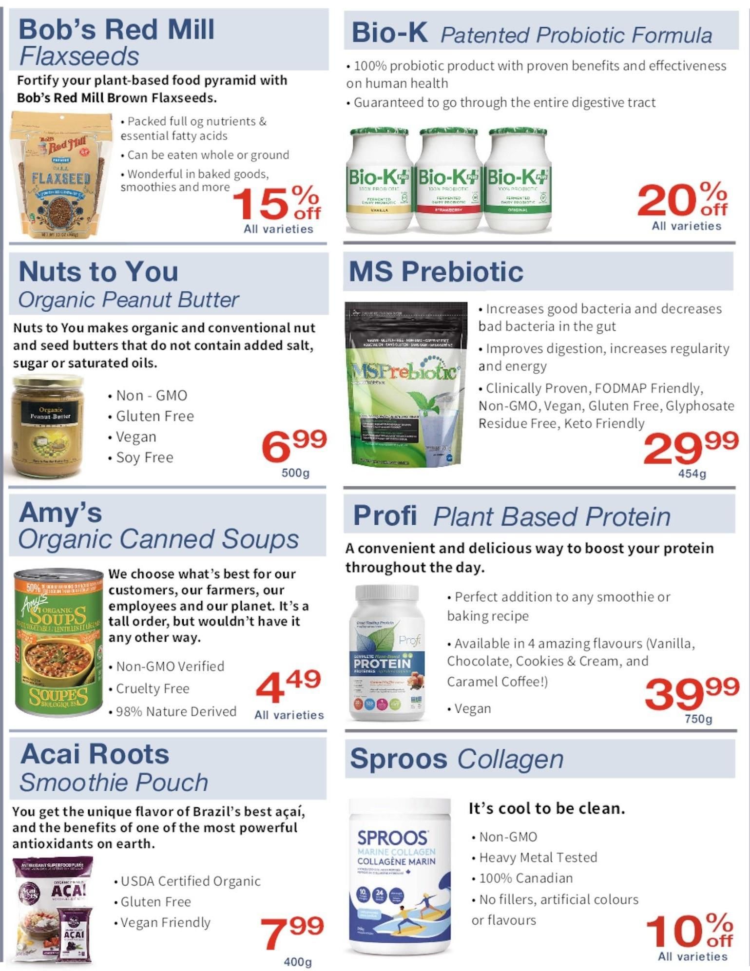 Noah's Natural Foods Flyer January 1 to 31