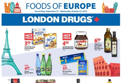 London Drugs Foods of Europe Flyer September 27 to October 23