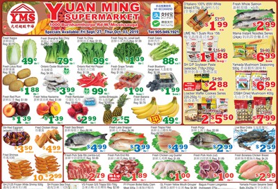 Yuan Ming Supermarket Flyer September 27 to October 3
