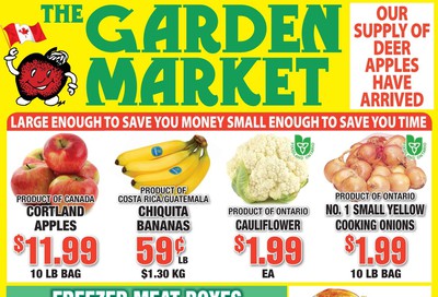 The Garden Market Flyer September 27 to October 3