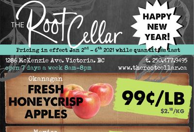 The Root Cellar Flyer January 2 to 6