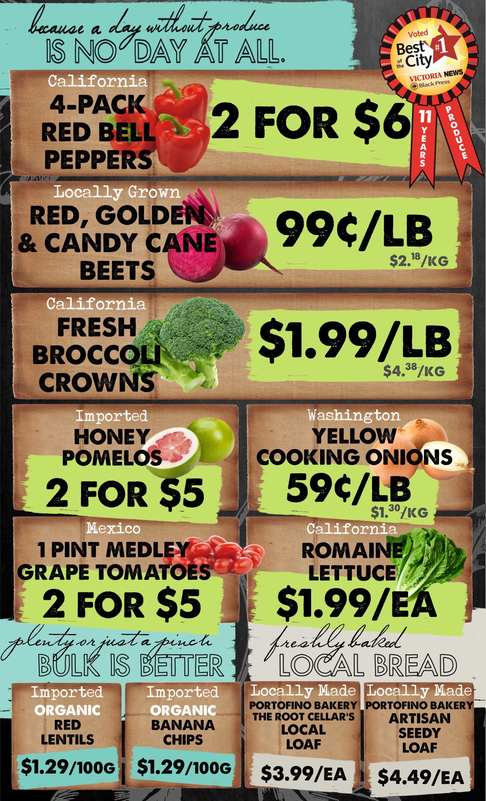The Root Cellar Flyer January 2 to 6