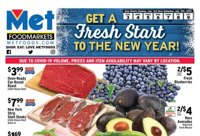 Met Foodmarkets Weekly Ad Flyer January 3 to January 9, 2021