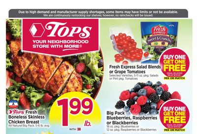 Tops Friendly Markets Weekly Ad Flyer January 3 to January 9, 2021