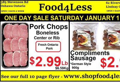 Food 4 Less Flyer January 10 to 16