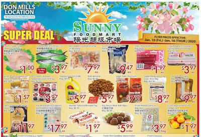 Sunny Foodmart (Don Mills) Flyer January 10 to 16