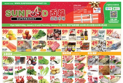 Sunfood Supermarket Flyer January 10 to 16