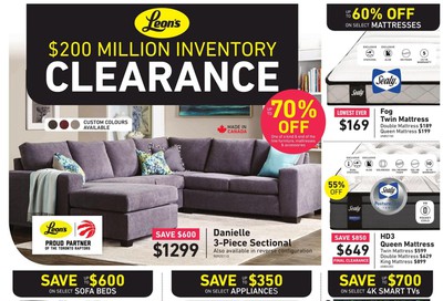 Leon's Inventory Clearance Sale Flyer January 9 to 22