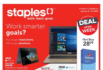 Staples Flyer January 15 to 21