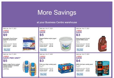 Costco Business Centre Instant Savings Flyer January 4 to 17
