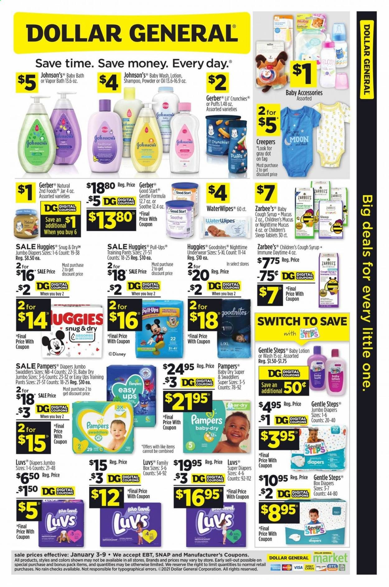 Dollar General Weekly Ad Flyer January 3 to January 9
