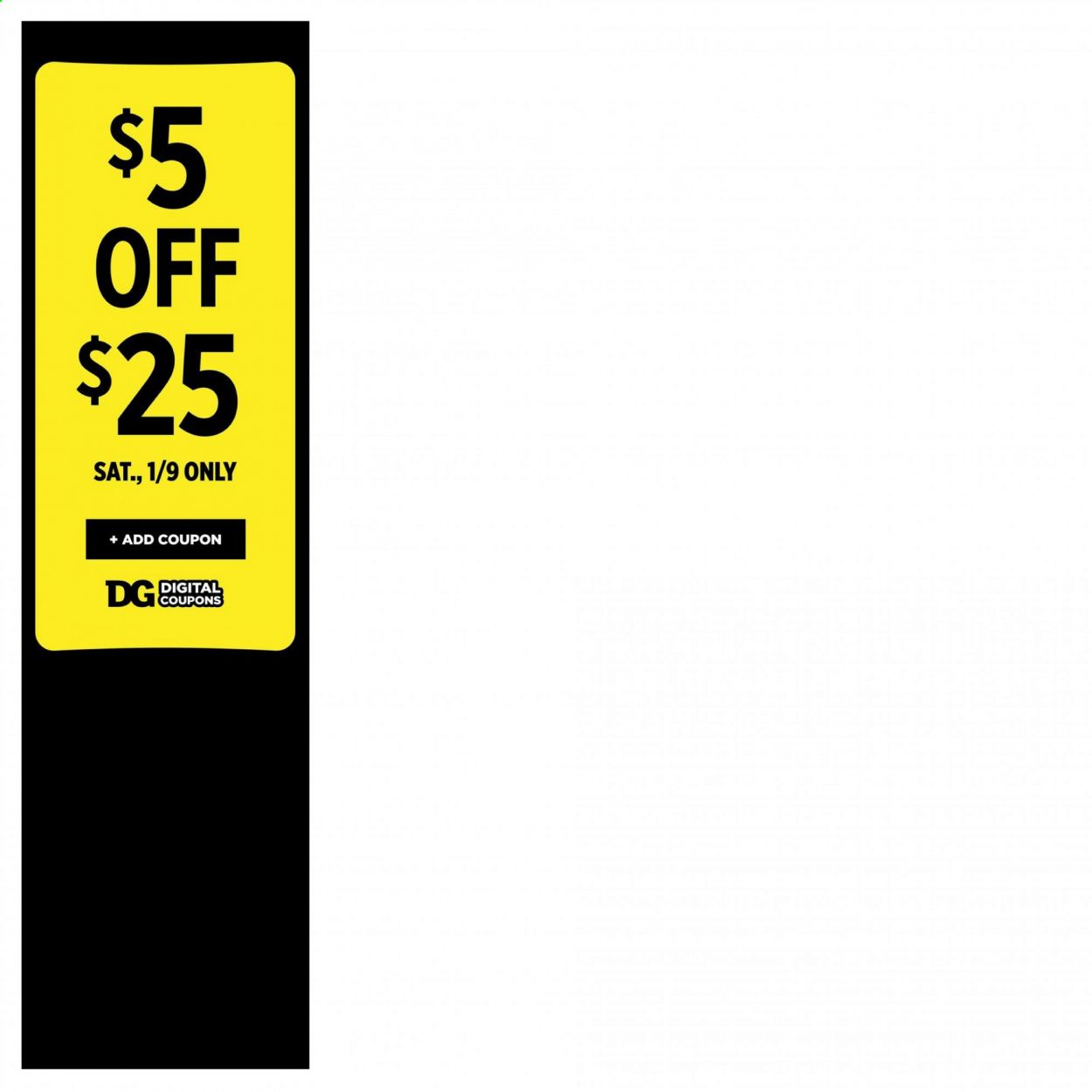 Dollar General (LA) Weekly Ad Flyer January 3 to January 9