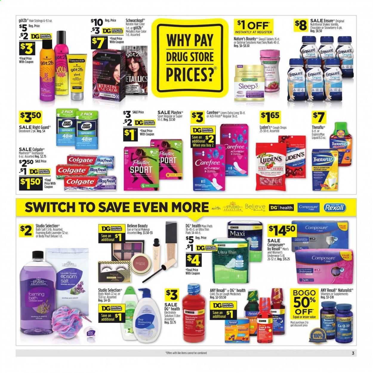 Dollar General (AZ, IN, NY) Weekly Ad Flyer January 3 to January 9