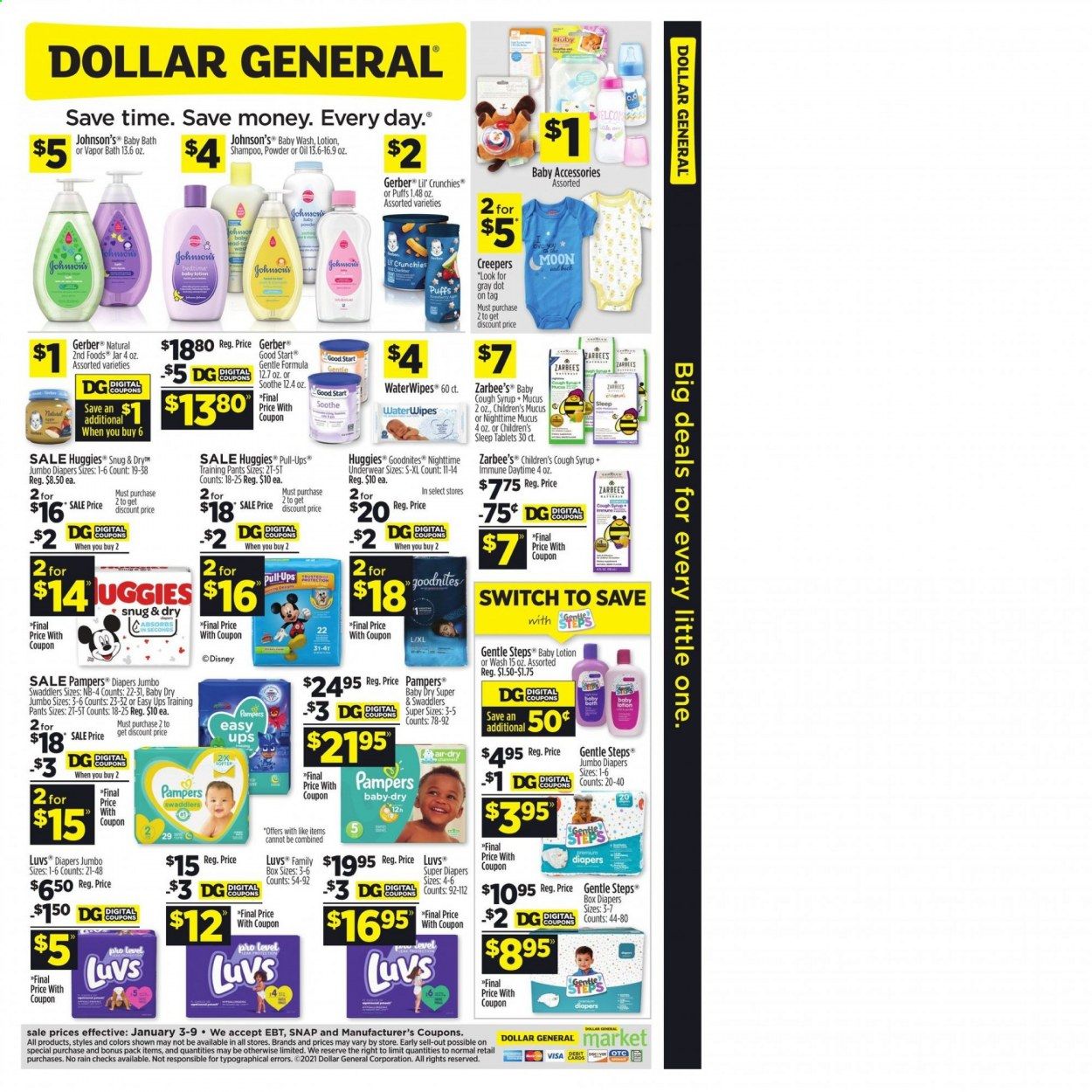 Dollar General (TX) Weekly Ad Flyer January 3 to January 9