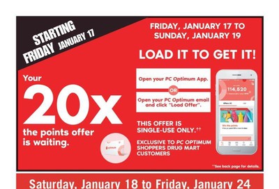 Shoppers Drug Mart (ON) Flyer January 18 to 24